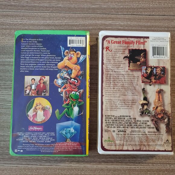 2 Muppet Movies VHS - The Great Muppet Caper and Muppet Treasure Island - Picture 4 of 10